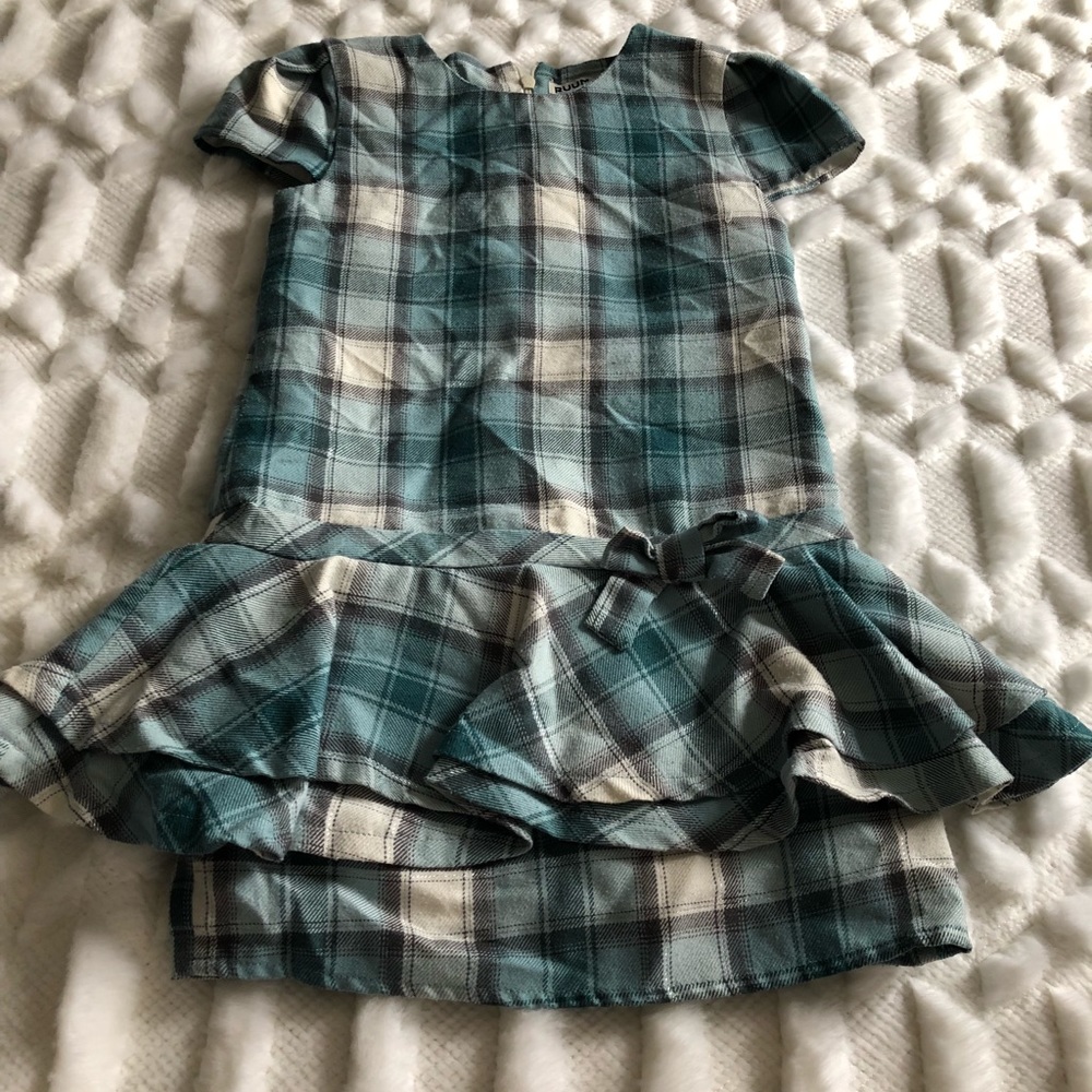 Cute blue dress for little girl